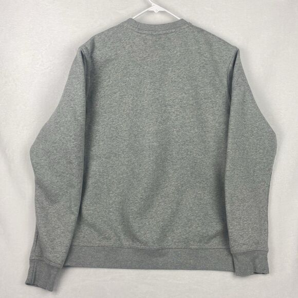 Nike Sweater Mens Extra Large Gray Logo Sweatshirt Crewneck Pullover Casual - Picture 2 of 9